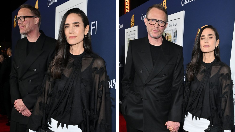 jennifer-connelly-shows-‘soft-power’-in-sheer-louis-vuitton-dress-with-husband-paul-bettany-at-afi-fest-2024-‘here’-premiere