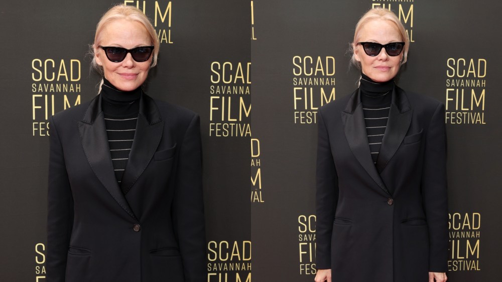 pamela-anderson-goes-monochrome-in-striped-turtleneck-and-fringe-maxiskirt-at-scad-savannah-film-festival 2024