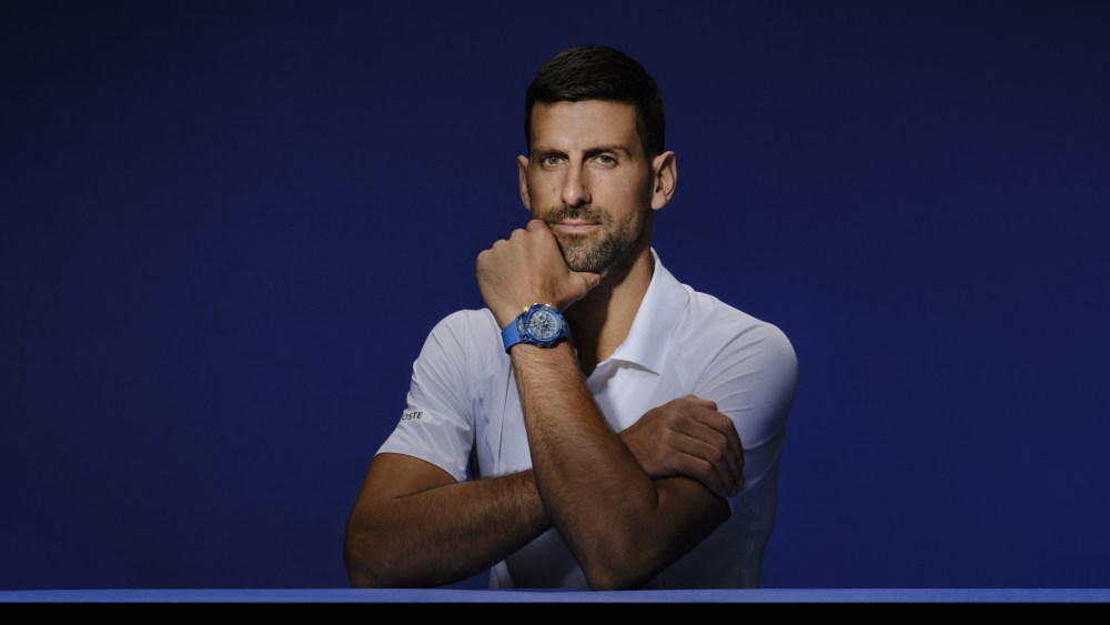 exclusive:-novak-djokovic’s-hublot-collaboration-contains-pieces-of-his-tennis-gear,-weighs-less-than-a-tennis ball