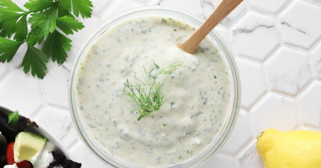 how-to-make-sweetgreen’s-green-goddess-ranch-dressing-at-home