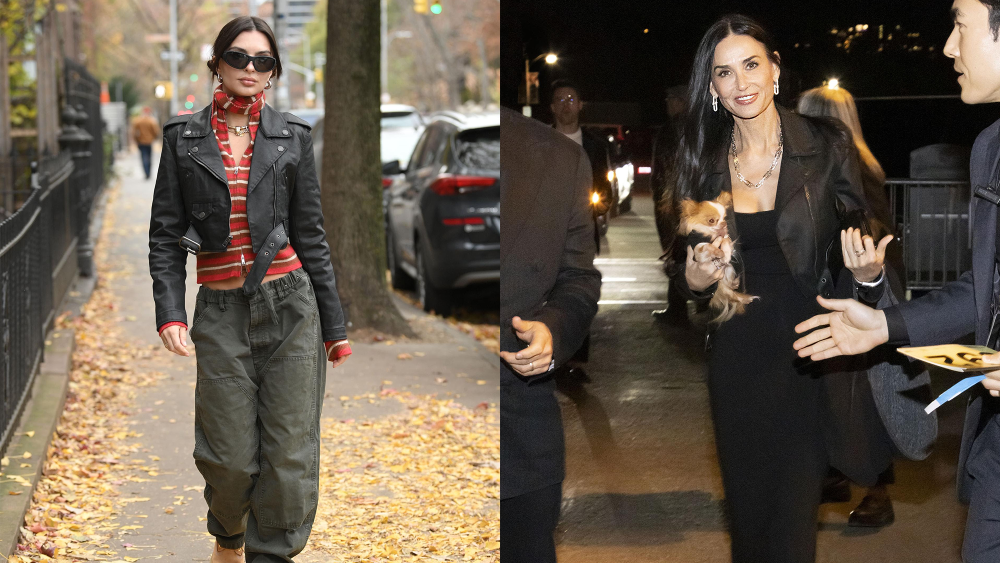 demi-moore-and-emily ratajkowski-prove-zac-posen’s-new-gapstudio-cropped-moto-jacket-looks-chic-from-day-to night