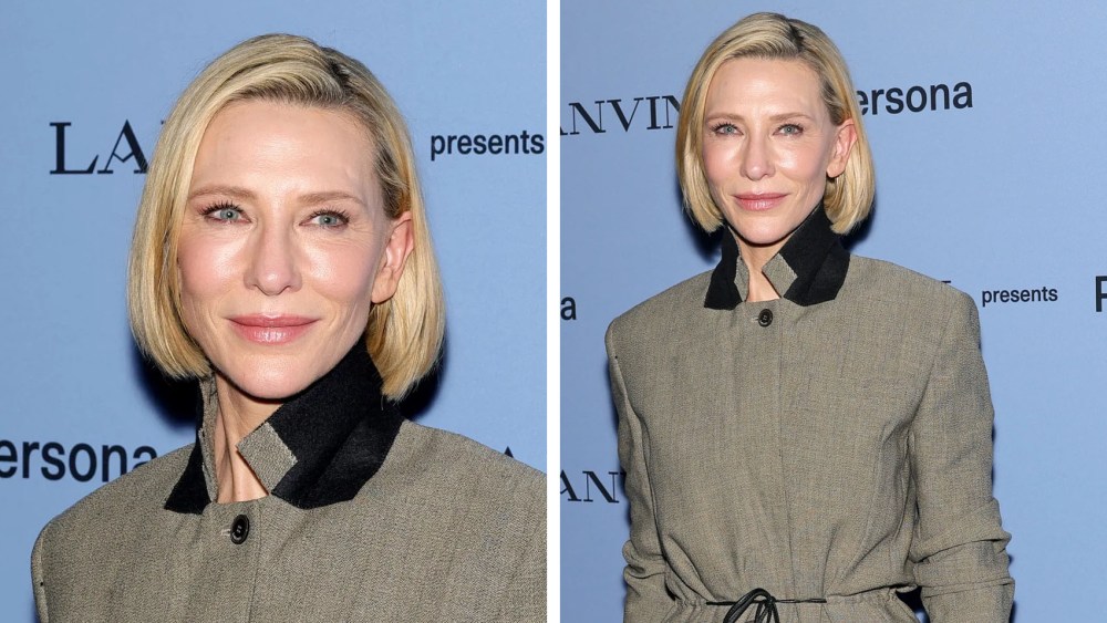 cate-blanchett-opts-for-cinched-coat-and-skirt-to-host-lanvin’s-‘persona’-movie screening