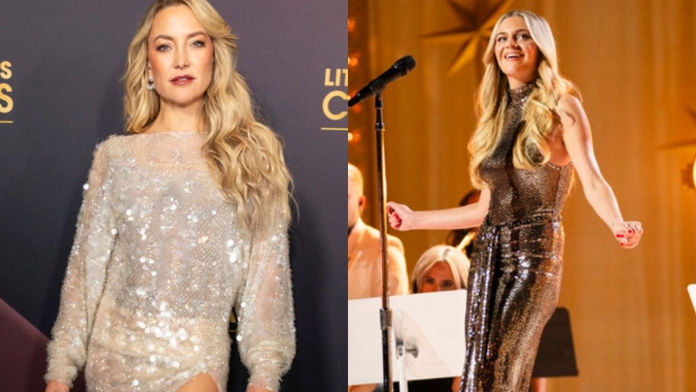 ‘little-big-town’s-christmas-at-the-opry’-brings-holiday-cheer-with-kate-hudson-in-sequins,-kelsea-ballerini-shining-in-gold-and-more looks