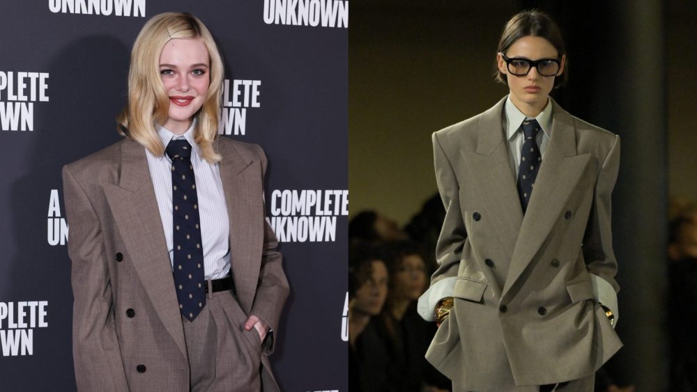 elle-fanning-suits-up-in-saint-laurent-at-‘a-complete-unknown’-london screening