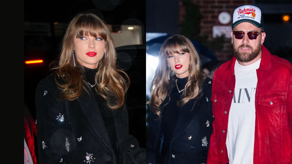 taylor-swift-sparkles-in-crystal-topped-simkhai-coat-and-stella-mccartney-bag-with-travis kelce