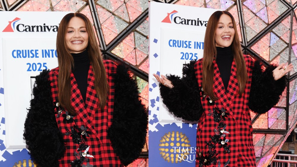 rita-ora-pops-in-antonio-marras-red-and-black-checkered-coat-for-‘dick-clark’s-new-year’s-rockin’-eve-with-ryan-seacrest’-press day