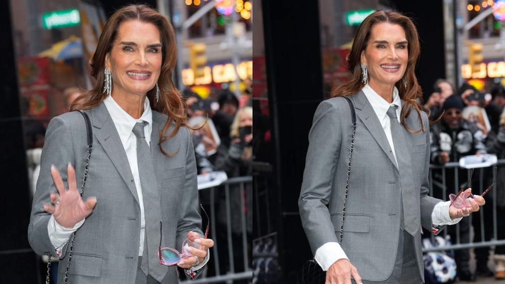 brooke-shields-suits-up-in-thom-browne-for-‘good-morning-america’-interview,-talks-new memoir