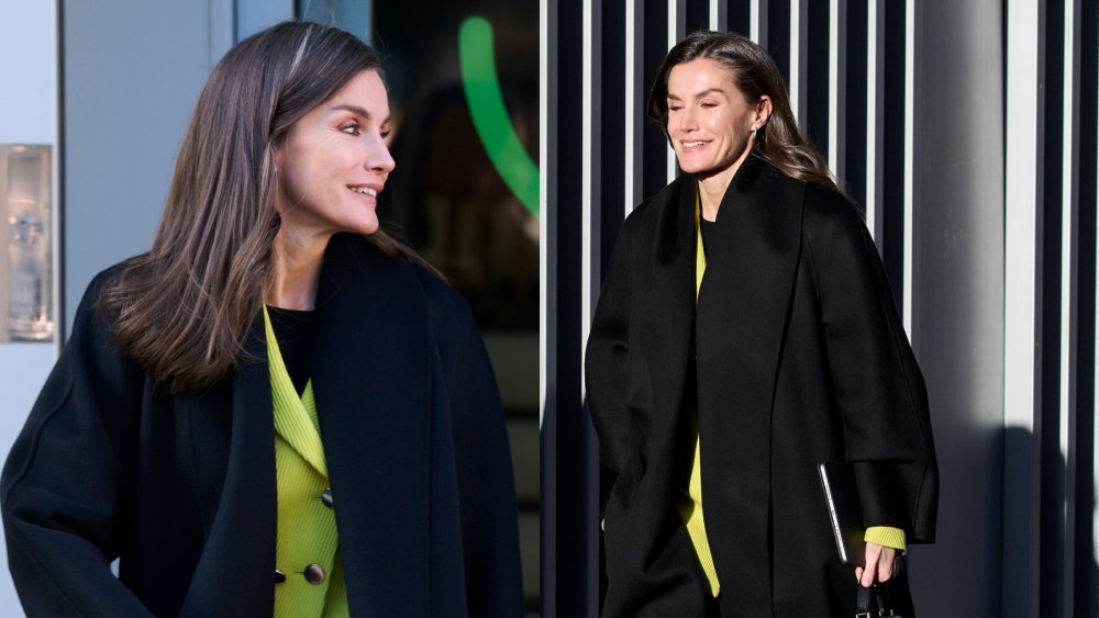 queen-letizia-adds-a-pop-of-color-to-winter-dressing-with-a-lime-green-hugo-boss blazer