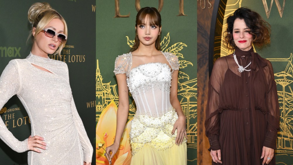 lisa-embraces-corsetry-in-custom-miss-sohee,-paris-hilton-sparkles-in-cutout-dress-and-more-looks-from-‘the-white-lotus’-season-three premiere