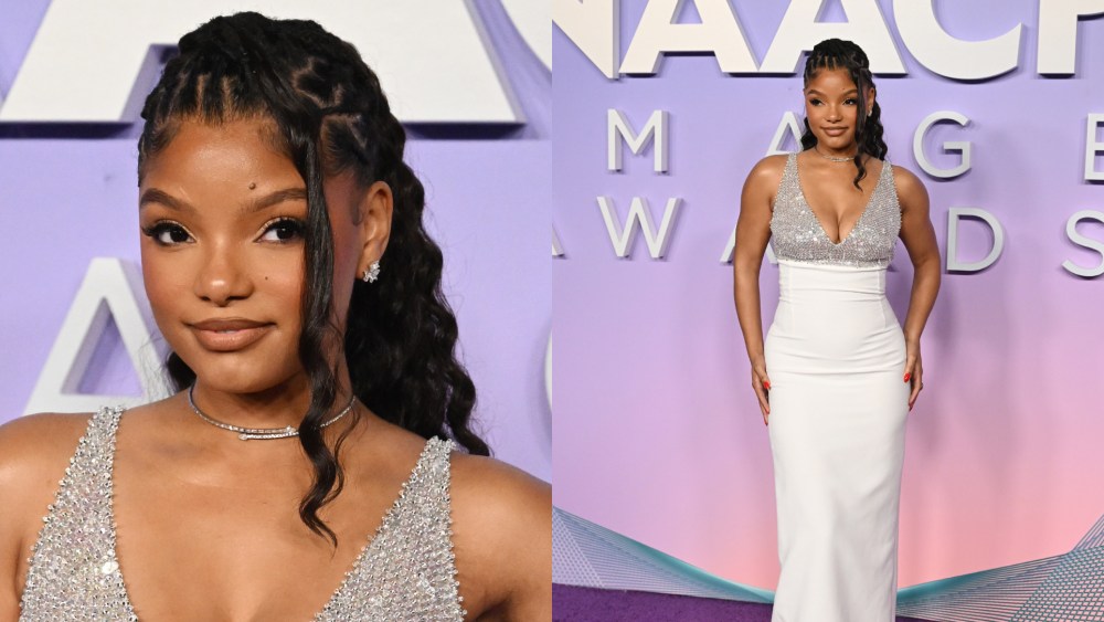 halle-bailey-goes-ethereal-in-beaded-sabina-bilenko-gown-for-naacp-image-awards-2025-red carpet