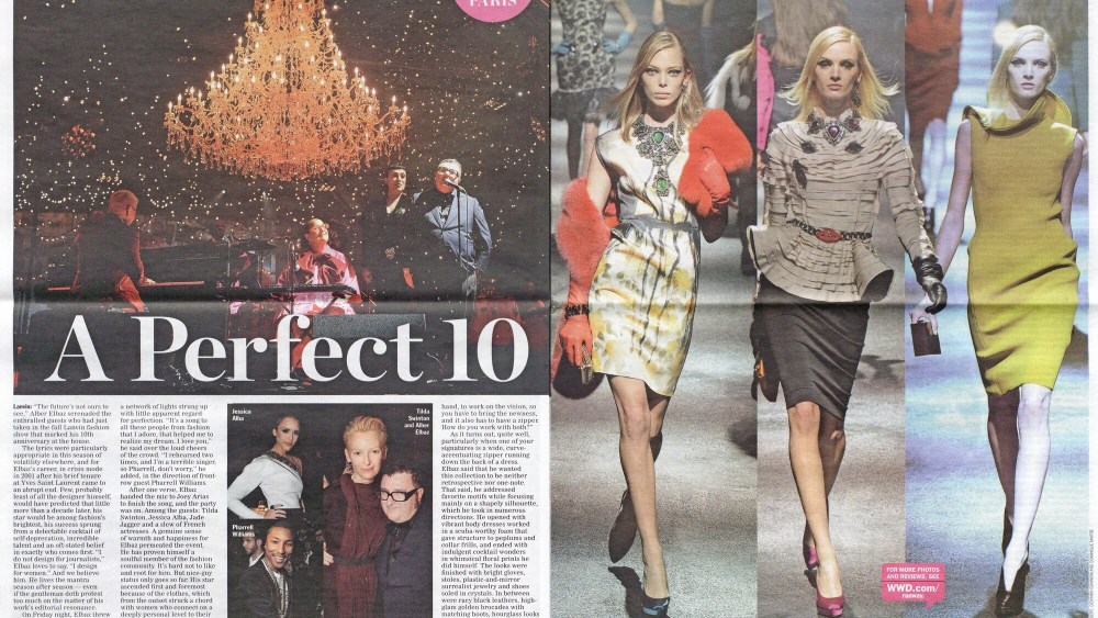 on-this-day-in-wwd:-alber-elbaz-celebrates-10-years-at-lanvin-with-a song