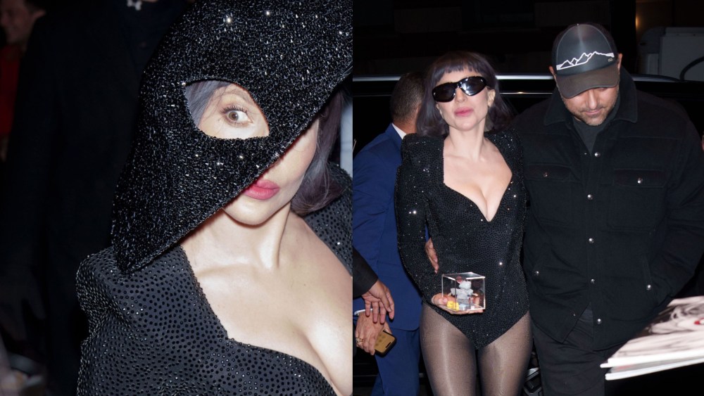 lady-gaga-sparkles-in-crystal-covered-bodysuit-and-hat-at-‘snl’-afterparty