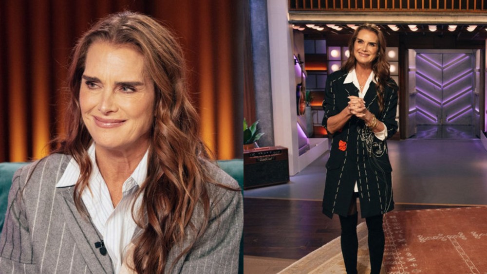 brooke-shields-gives-modern-twists-to-power-dressing-with-patchwork-and-exposed-seam-for-hosting-duties-on-‘the-kelly-clarkson show’