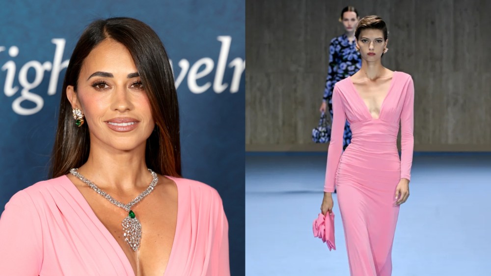 antonela-roccuzzo-pops-in-pink-carolina-herrera-dress-for-tiffany-&-co.-blue-book gala