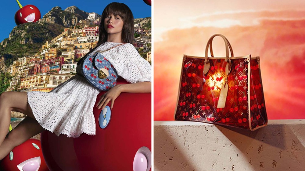 zendaya-fronts-louis-vuitton-×-murakami’s-chapter-three-collection-as-a-cinematic-riviera siren