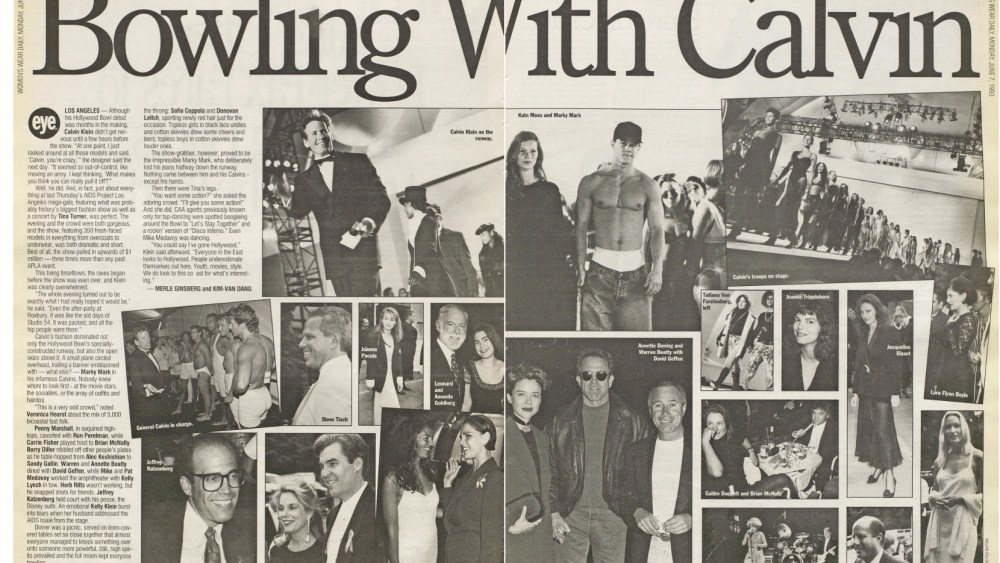 from-the-archive:-calvin-klein’s-$1m-la.-runway-show-unites-stars-for-aids awareness
