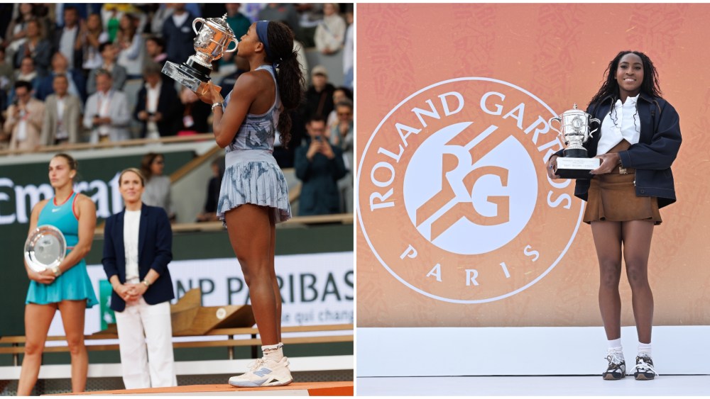 coco-gauff-captures-first-french-open-win-of-her-career-in-custom-new-balance gear