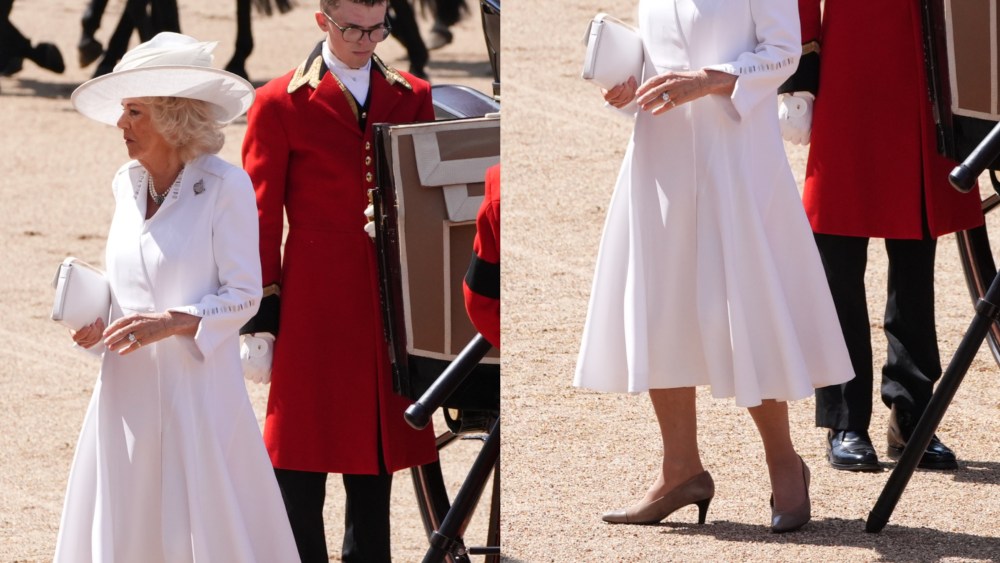 queen-camilla’s-nude-pumps-add-variety-to-her-white-ensemble-at-trooping-the-colour 2025