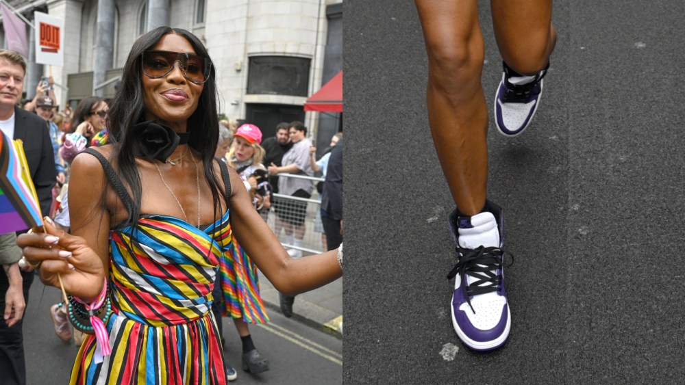 naomi-campbell-swaps-sky-high-heels-for-sporty-sneakers-at-pride-in-london-2025 parade