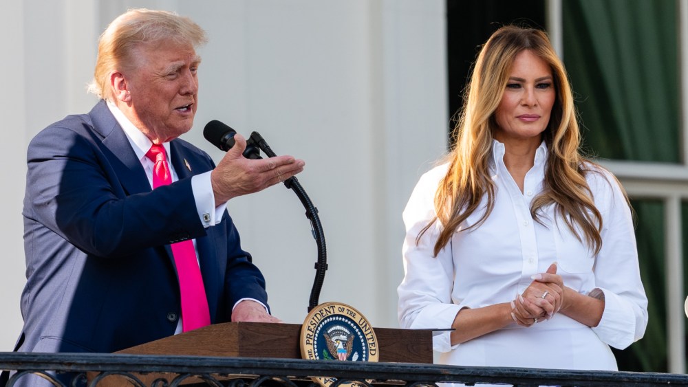 melania-trump-wears-thom-browne-for-white-house’s-fourth-of-july picnic