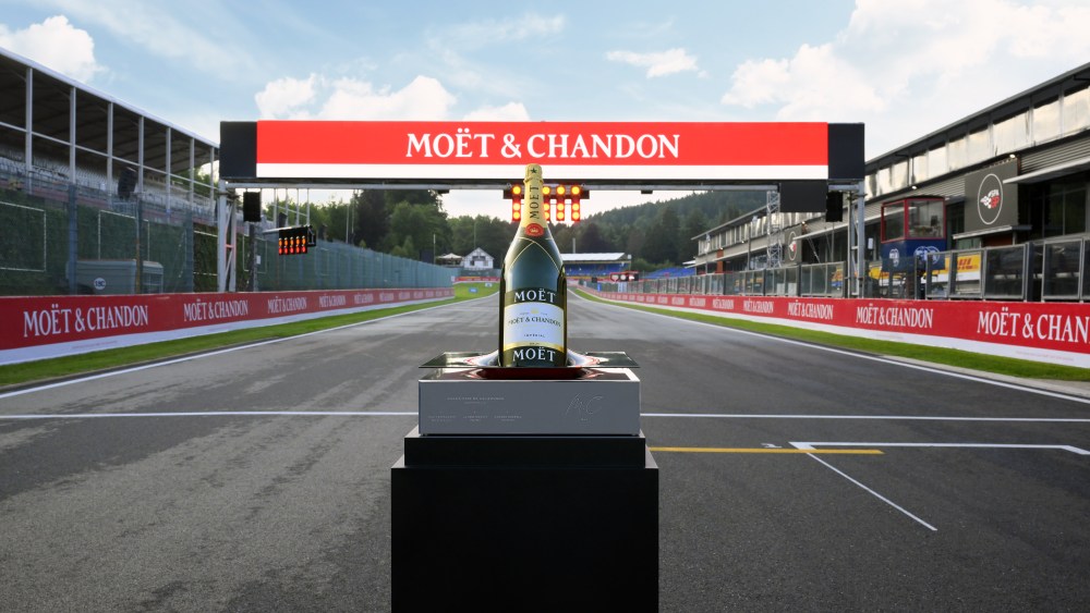 moet-&-chandon-makes-splashy-debut-as-title-sponsor-of-f1-belgian-grand prix