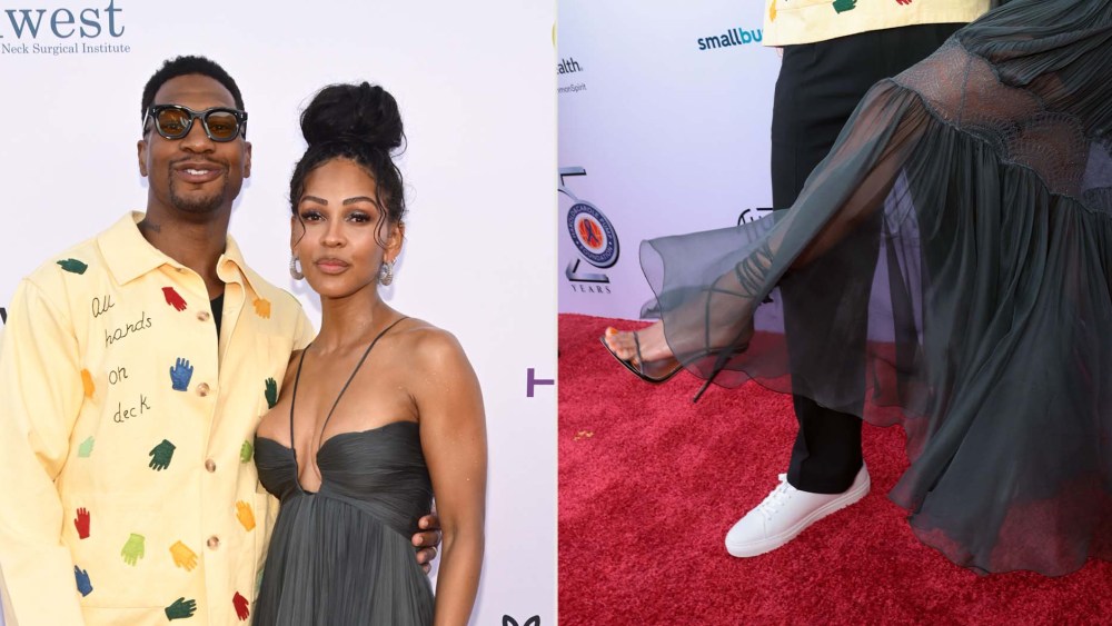 meagan-good-extends-her-strappy-sandal-streak-with-wraparound-black-stilettos-in-beverly hills