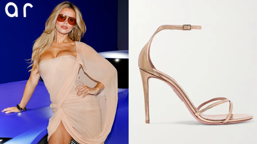 brooks-nader-embraces-minimalist-luxe-with-aquazzura’s-barely-there-sandals-at-jaguar event