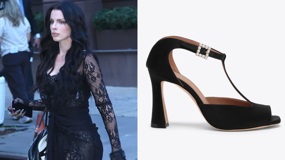 julia-fox-goes-for-retro-glamour-with-malone-souliers-t-bar-sandals-on-‘elsbeth’-set