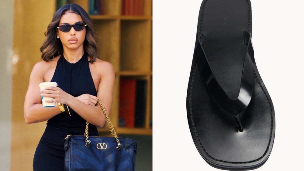 lori-harvey-slides-into-trendy-the-row-flip-flops-to-debut-valentino-panthea-bag-in-los angeles