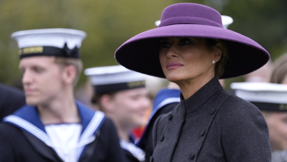 melania-trump-in-the-uk.:-christian-dior-by-day,-carolina-herrera-by night