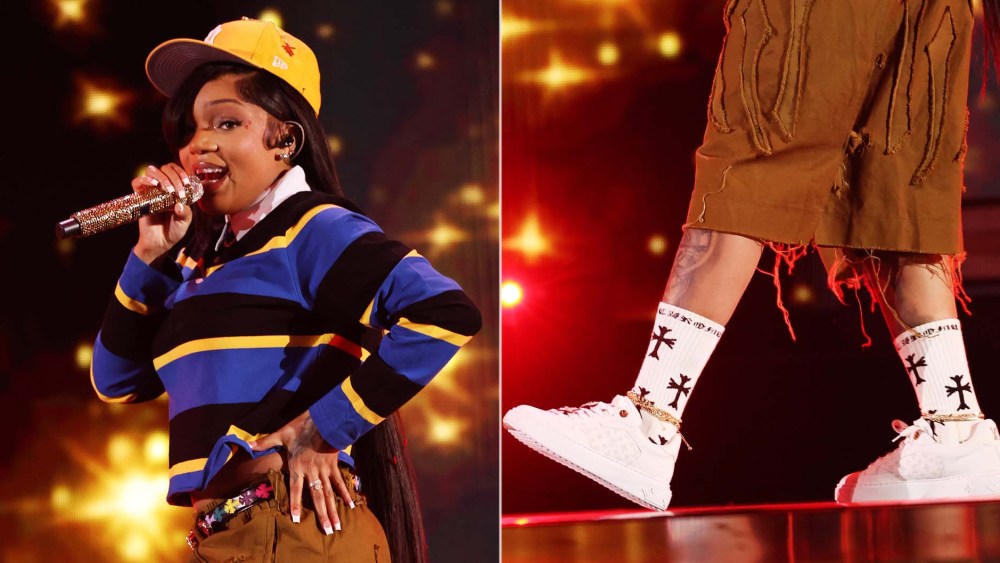 glorilla-doubles-down-on-detail-in-louis-vuitton-time-out-sneakers-at-iheartradio-in-las vegas