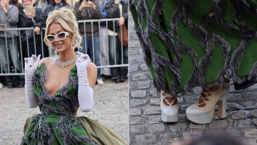 paris-hilton-brings-back-vivienne-westwood’s-most-famous-platforms-at-paris-fashion week