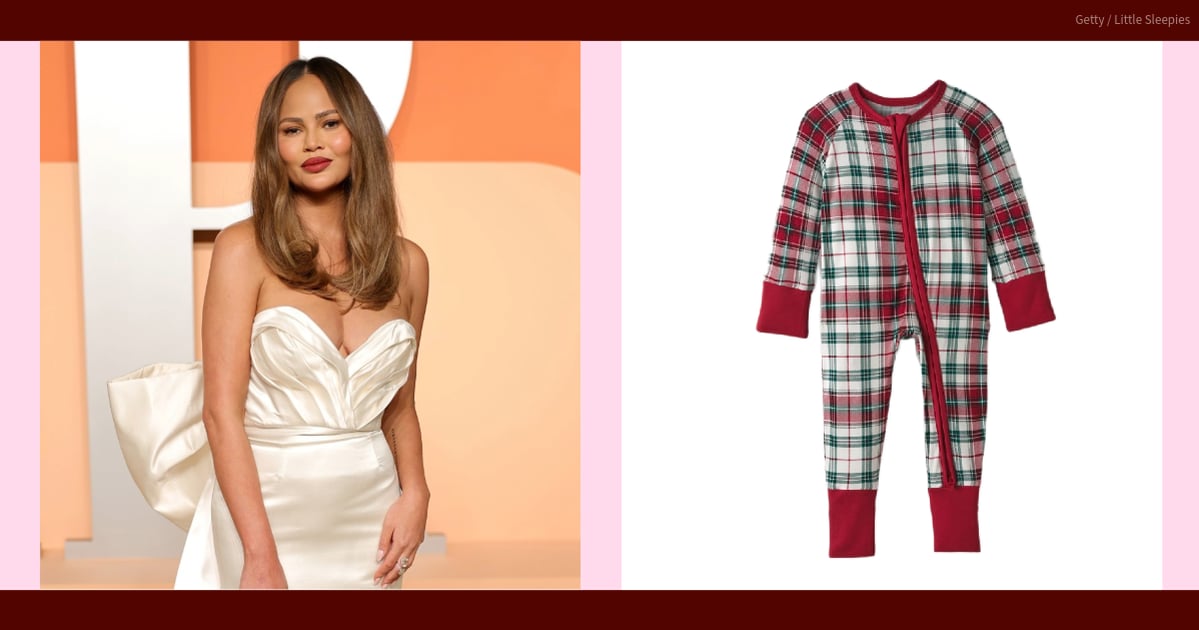 chrissy-teigen’s-favorite-pj-brand-just-launched-its-best-holiday-collection-yet