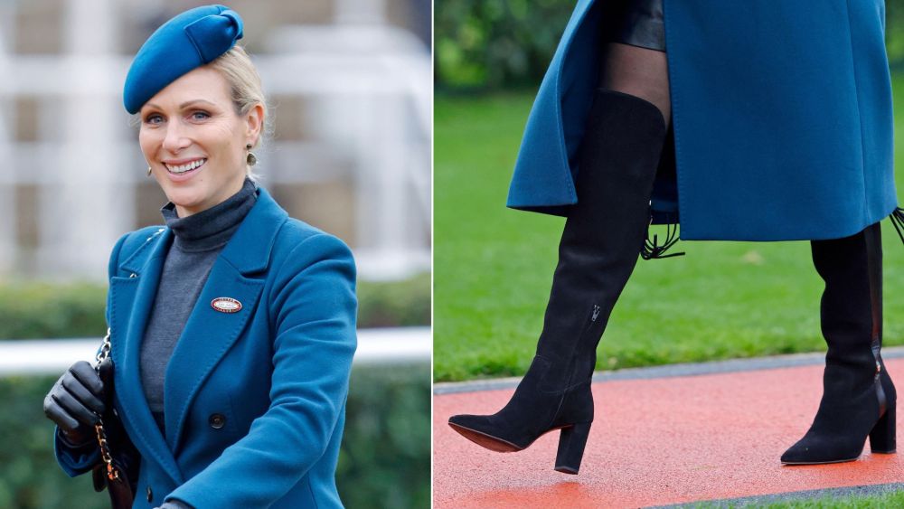 zara-tindall-puts-fairfax-&-favor’s-fitzrovia-boots-to-work-at-cheltenham’s-super saturday