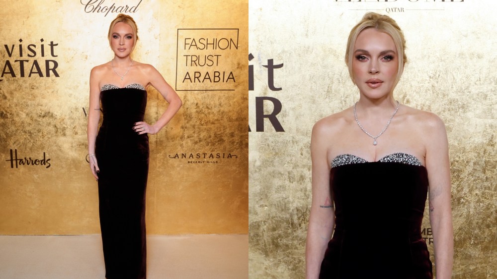 lindsay-lohan-shimmers-in-a-crystal-adorned-gown-at-the-fashion-trust-arabia-awards 2025