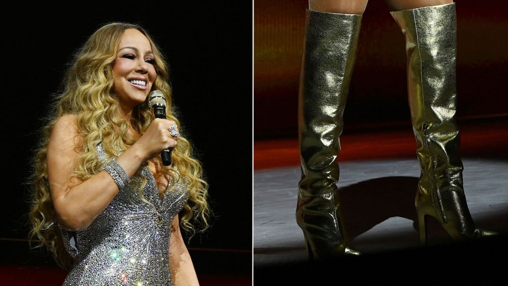 mariah-carey-brings-back-her-gold-zanotti-boots-for-opening-night-of-her-vegas-holiday run