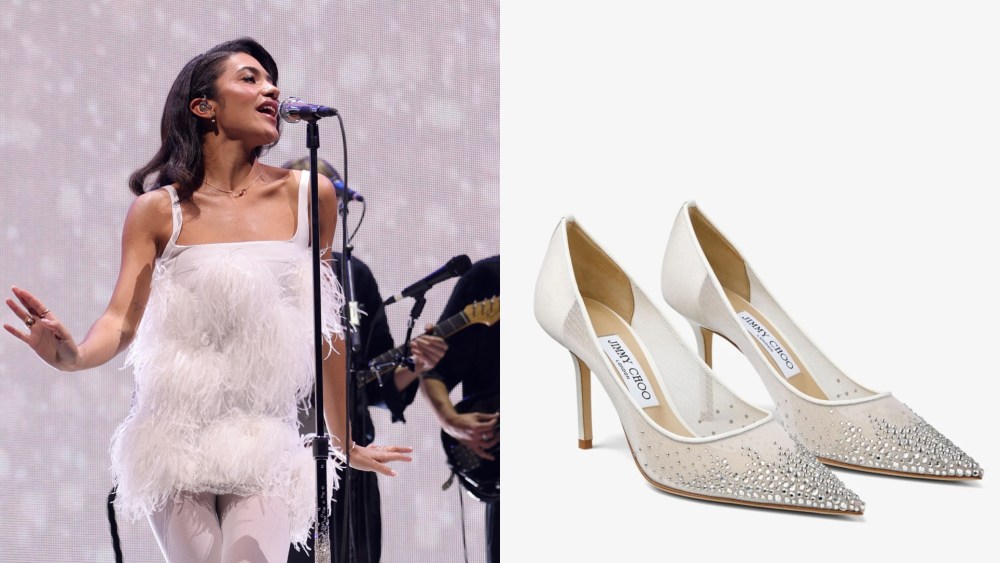 olivia-dean’s-jimmy-choo-pumps-add-sparkle-to-her-jingle-ball performance