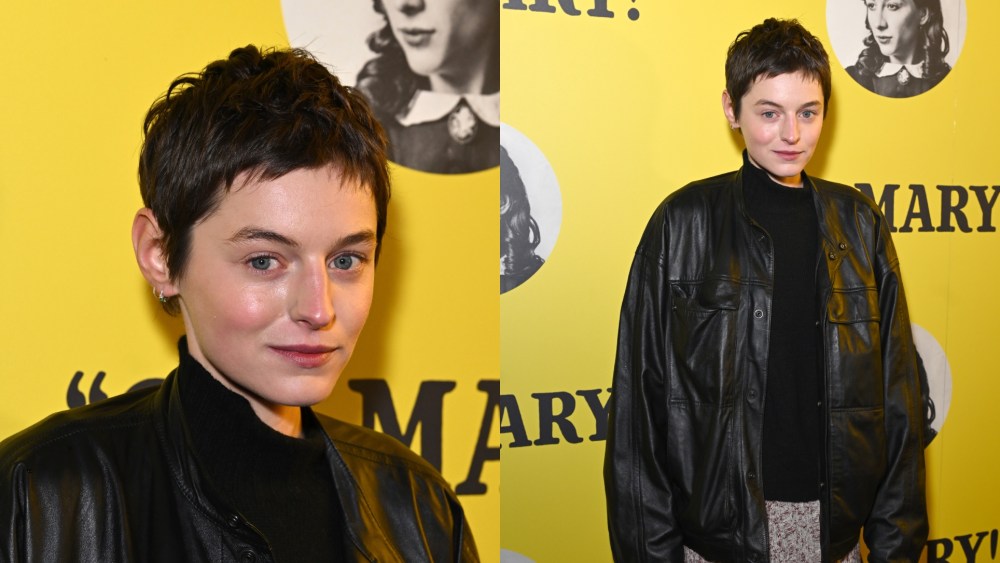 emma-corrin-takes-on-edgy-dressing-in-lemaire-leather-for-‘oh,-mary!’-west-end-opening night