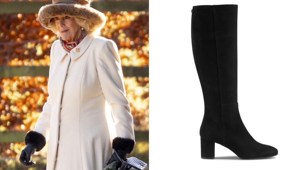 queen-camilla-keeps-it-consistent-in-russell-&-bromley-boots-for-sunday-church service