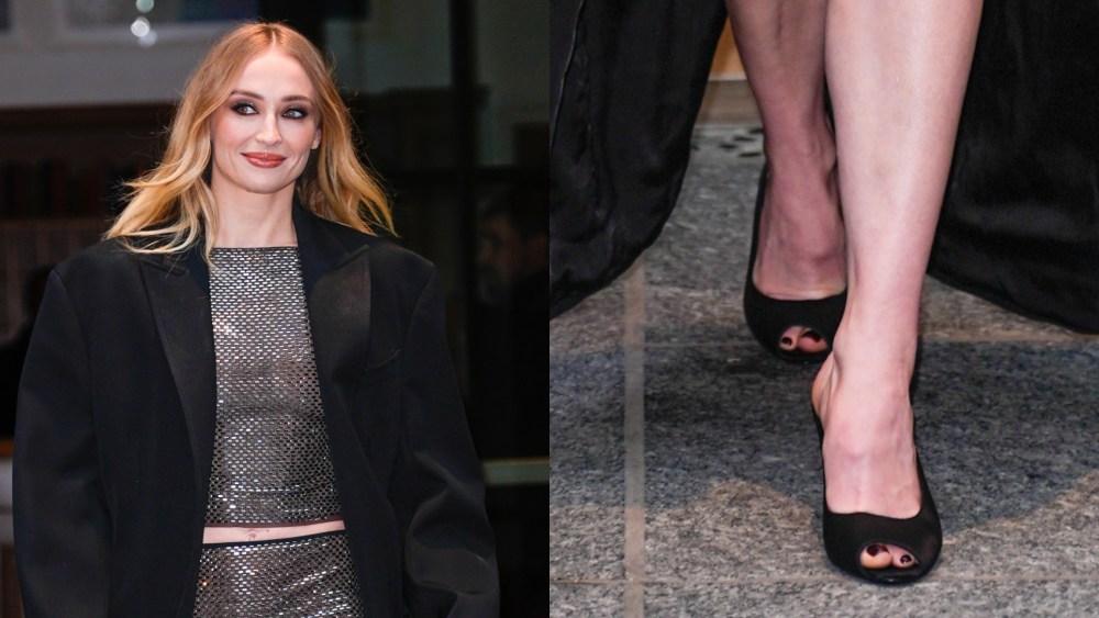 sophie-turner-dons-new-black-suede-studio-mule-style-in-new-york city