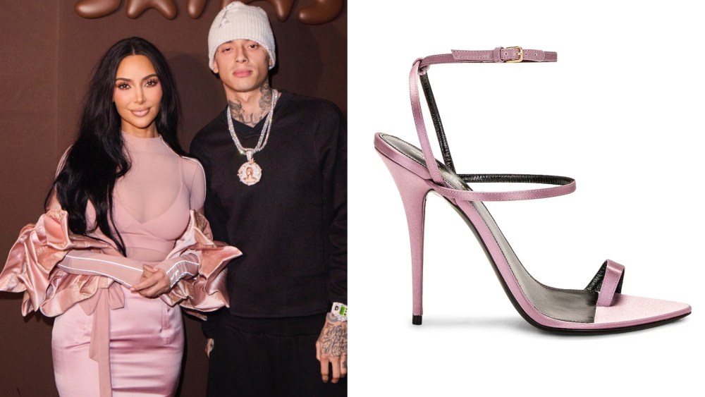 kim-kardashian-thinks-pink-in-saint-laurent-heels-for-nikeskims’-paris-pop-up launch