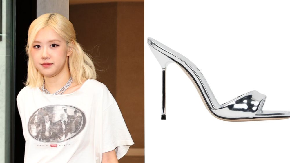 rose-keeps-it-casual-cool-in-metallic-paris-texas-lidia-mules-and-double denim