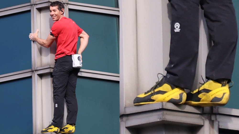 what-brand-of-shoes-did-alex-honnold-wear-to-climb-taipei 101?