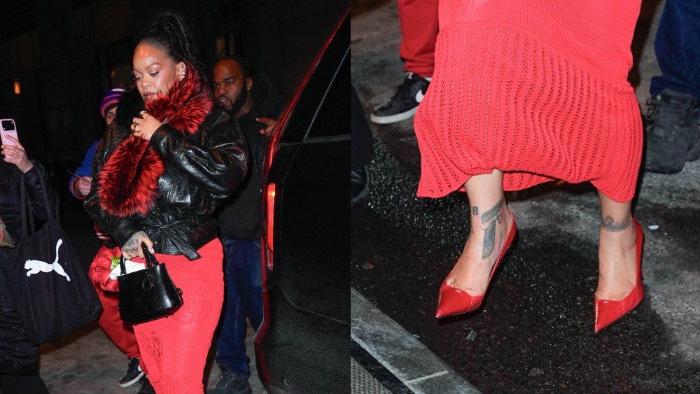 rihanna-celebrates-valentine’s-day-in-sharp-red-pumps-for-date-night-with-a$ap rocky