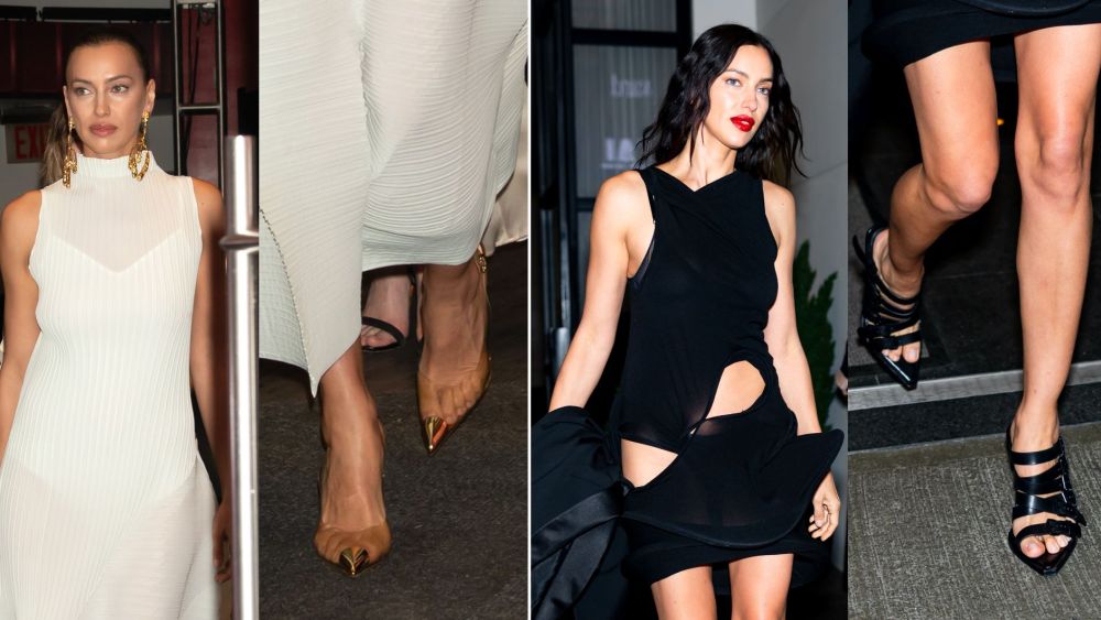 irina-shayk’s-pre-met-gala-shoe-run-goes-from-gold-capped-pumps-to-buckle-heavy sandals