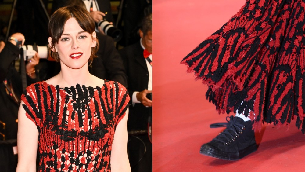 kristen-stewart-defies-the-cannes-film-festival-dress-code-with-sneakers-on-the-red carpet