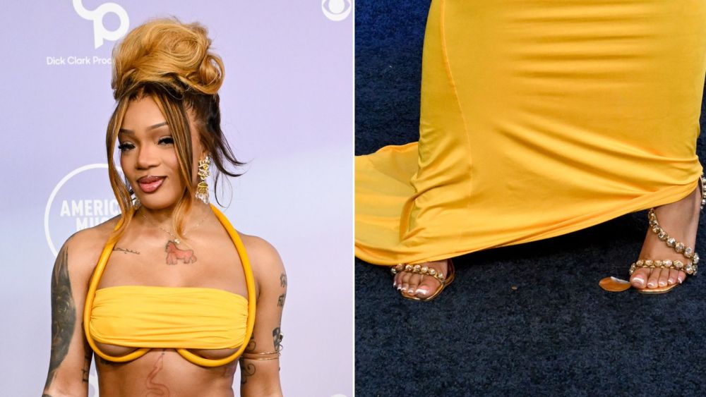 glorilla-goes-full-golden-hour-in-crystal-steve-madden-sandals-at-the-2026 amas