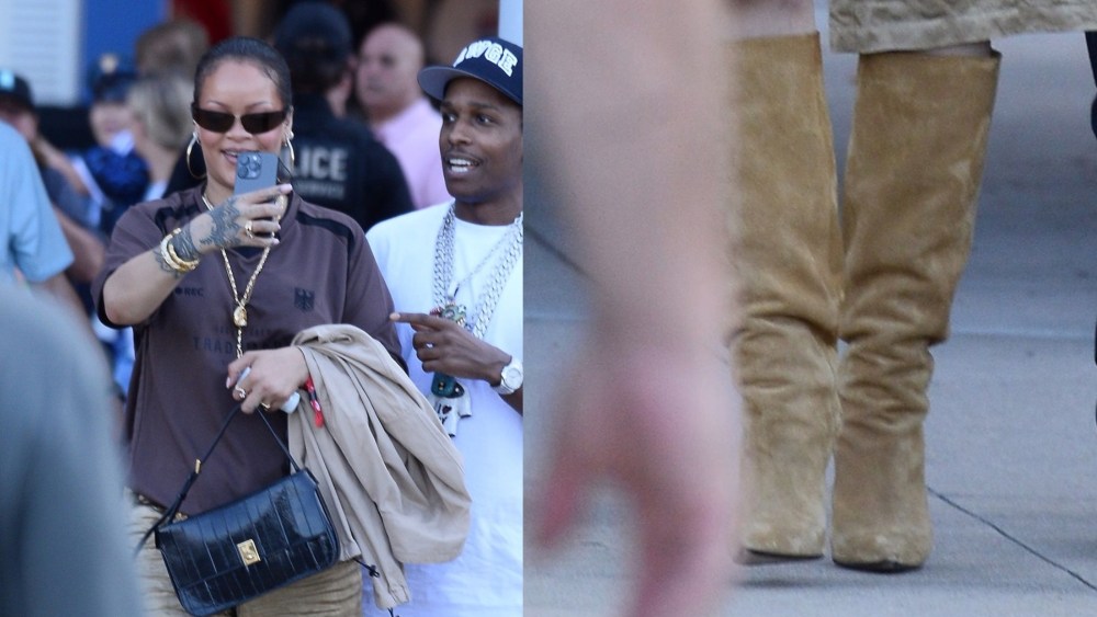rihanna-puts-a-twist-on-casual-summer-style-with-suede-boots-at-the-2026-fifa-world-cup final