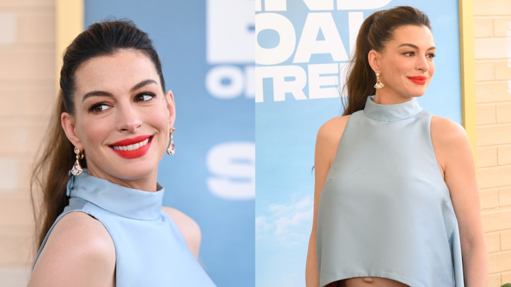 anne-hathaway-brings-high-low-dressing-to-maternity-style-in-custom-prabal gurung