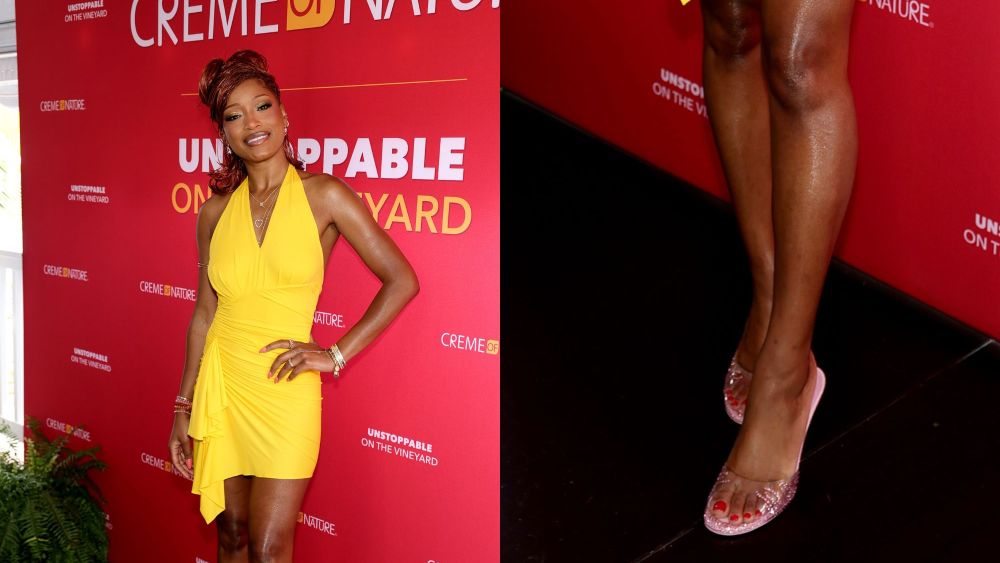keke-palmer-brings-the-90s-back-in-crystalized-jelly shoes